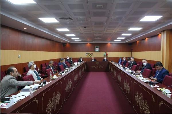 خبرنگاران شصت و سومین نشست هیات اجرایی کمیته ملی المپیک برگزار شد