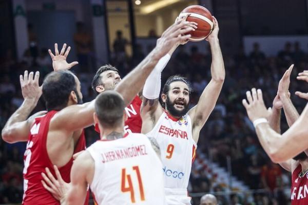 باخت سنگین تیم ملی بسکتبال مقابل اسپانیا