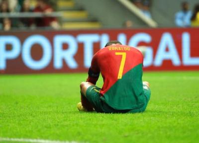 عکس ، خداحافظی رونالدو با چشم کبود از یک جام! ، خشم کریس پس از ناکامی لحظه آخری پرتغال