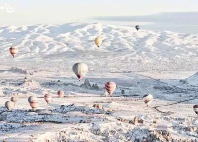 جاهای دیدنی کاپادوکیا در زمستان
